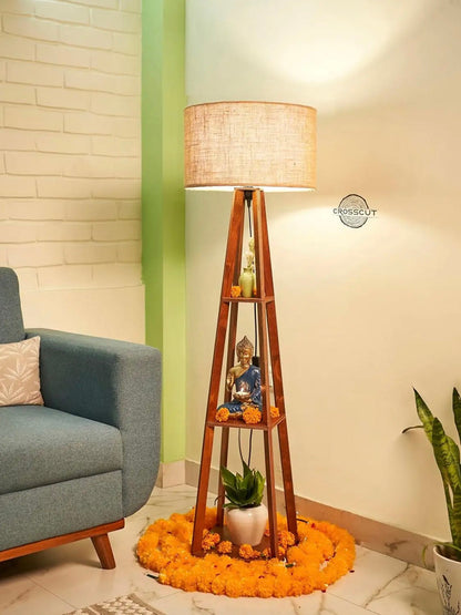 Elegant Wooden Floor Lamps